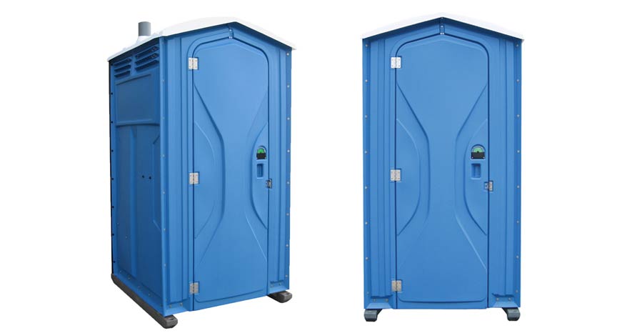 Long-term porta potty units on site in Duluth, Minnesota